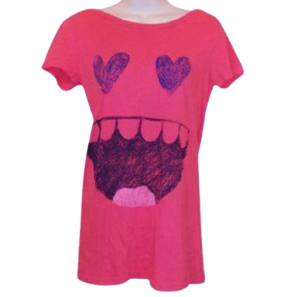 --- Divided Pink Monster Shirt Size 6